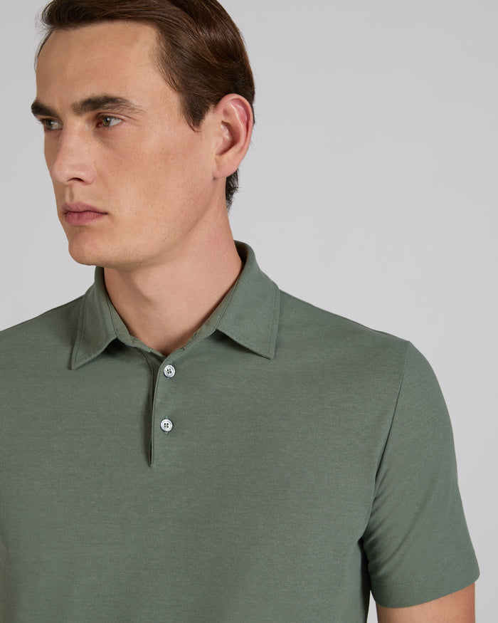 Slim fit IceCotton polo shirt