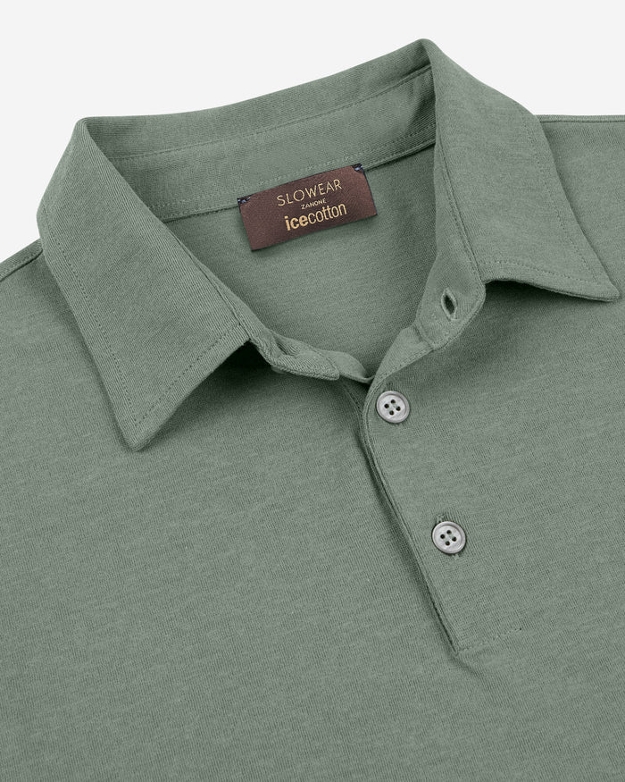 Slim fit IceCotton polo shirt