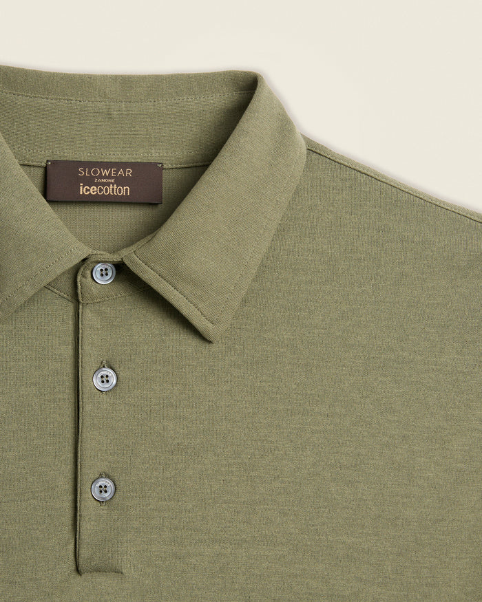 Slim fit IceCotton polo shirt