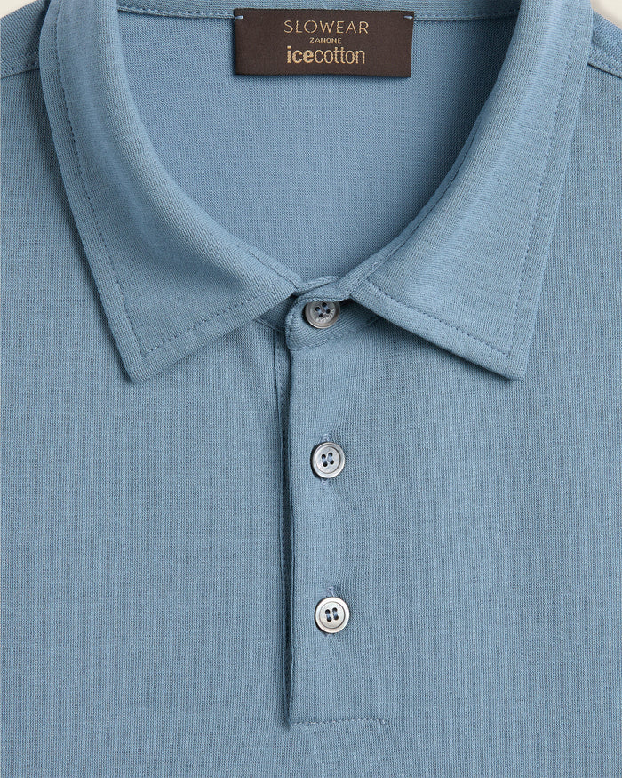 Slim fit IceCotton polo shirt