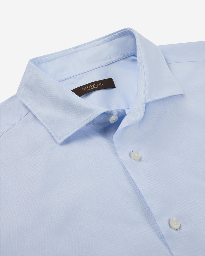 Slim fit Oxford cotton shirt