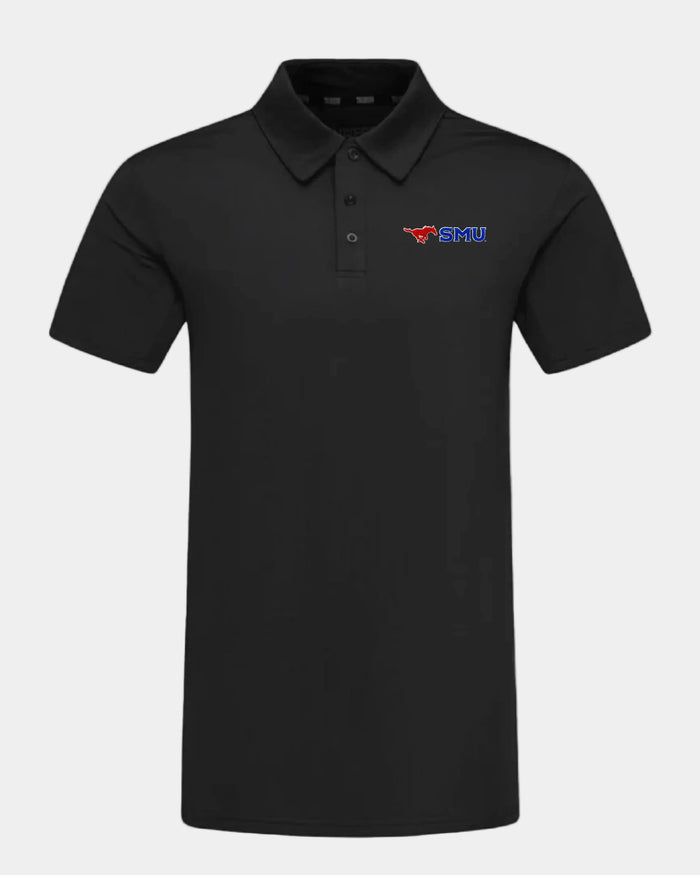 SMU Crest 2.0 Polo Black