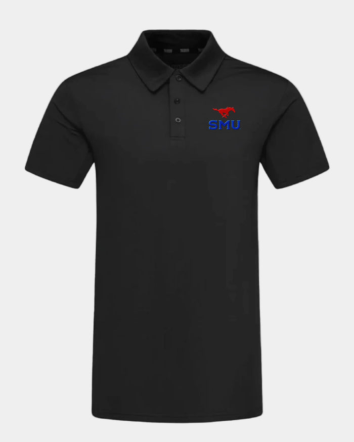 SMU Crest 2.0 Polo Black
