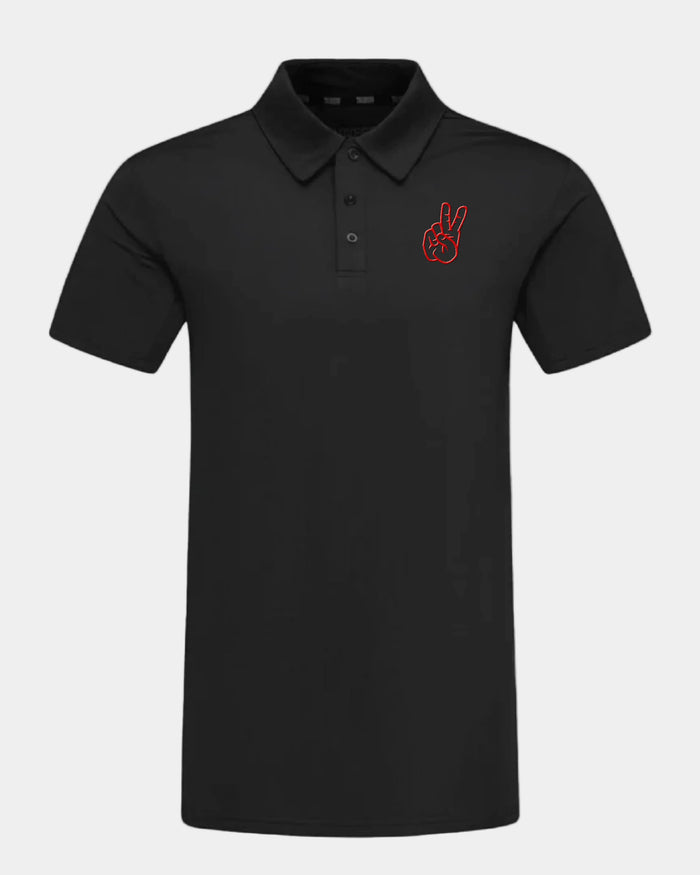 SMU Crest 2.0 Polo Black