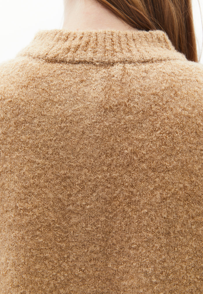 Soft Long Sleeved Cardigan - CURDS WHEY