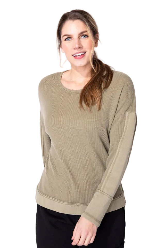 Soft Rib Knit Pullover - 26533