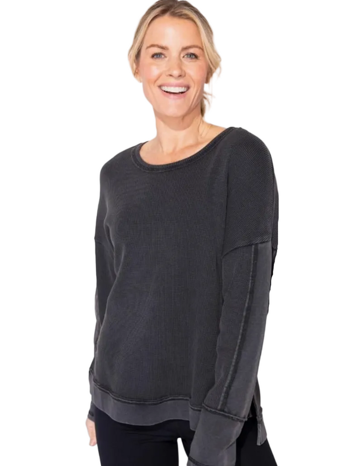 Soft Rib Knit Pullover - 26533