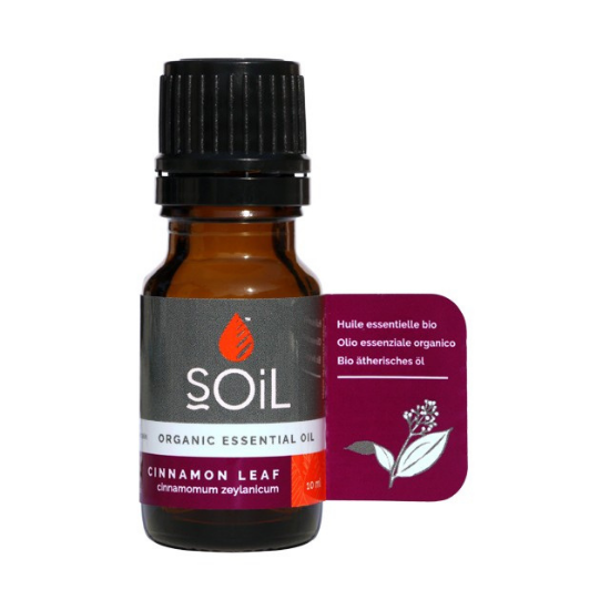 SOiL Organic Cinnamon Leaf Essential Oil 10ml or 30ml