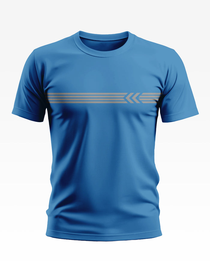 Solid Strip Soft Cotton T-shirt