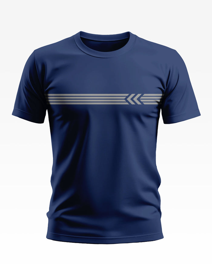 Solid Strip Soft Cotton T-shirt