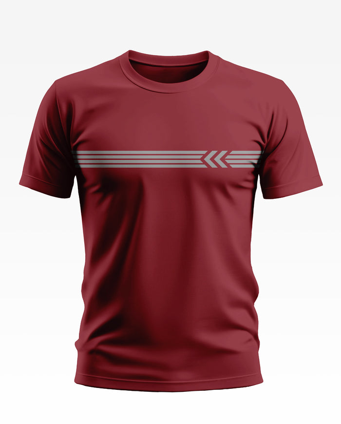 Solid Strip Soft Cotton T-shirt