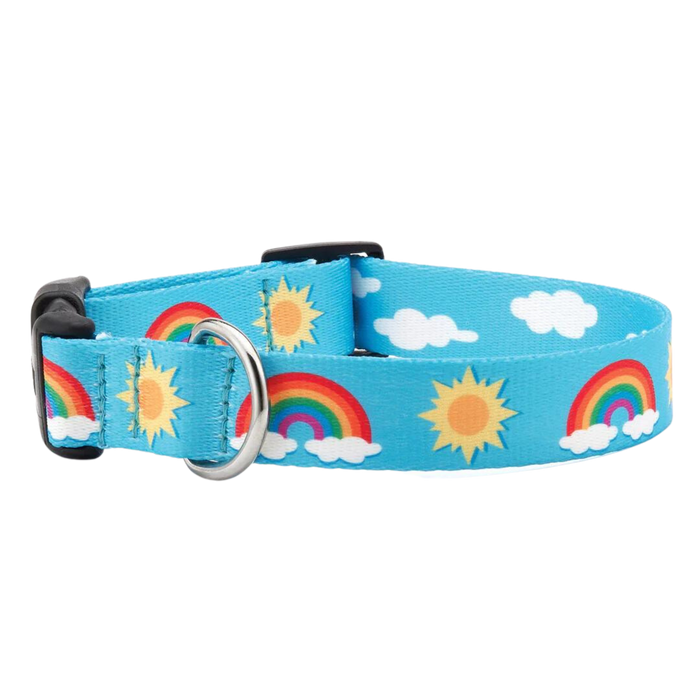 RAINBOWS-SUNSHINE-DOG-SPORT-COLLAR