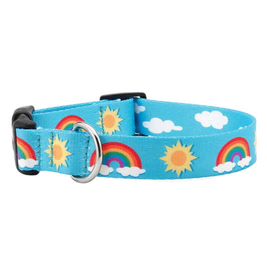 RAINBOWS-SUNSHINE-DOG-SPORT-COLLAR