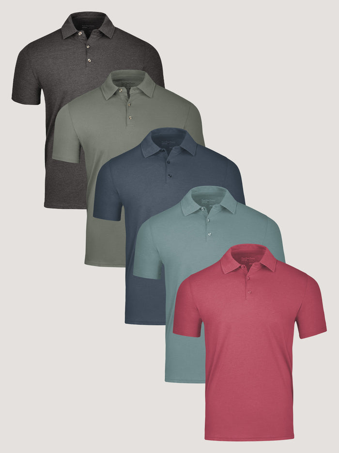 Spring Essentials Polo 5-Pack