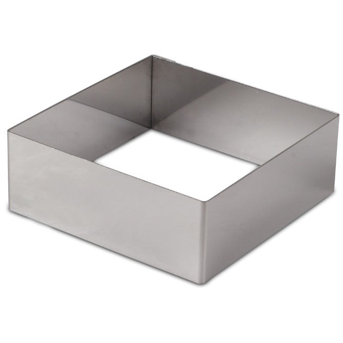 Stainless Steel Square Ring Mold - 1.7-inch x 4.72-inch