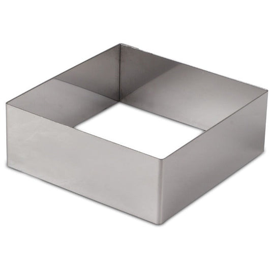 Stainless Steel Square Ring Mold - 1.7-inch x 4.72-inch