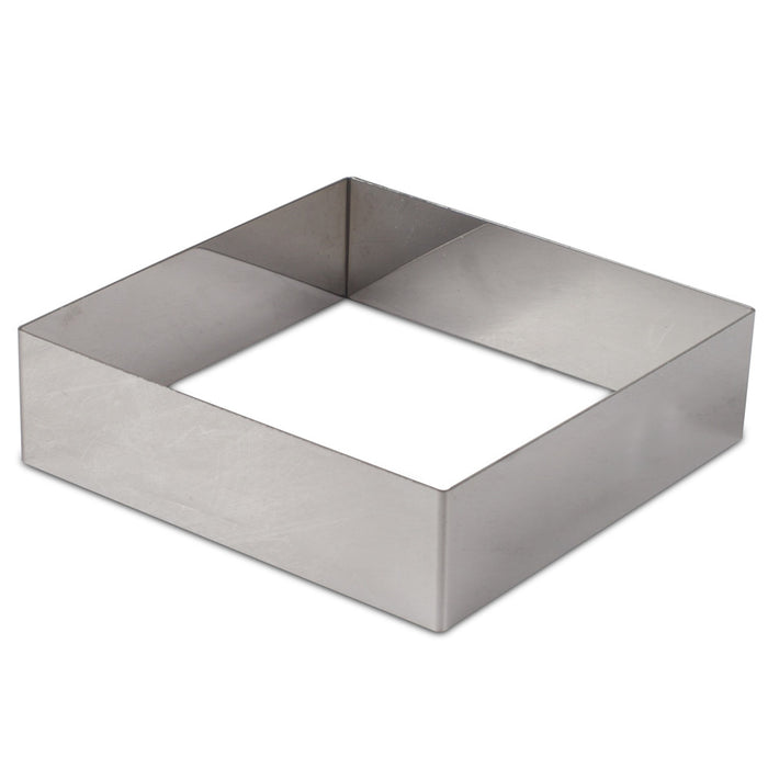 Stainless Steel Square Ring Mold - 1.7-inch x 4.72-inch