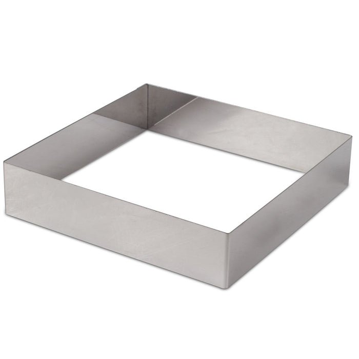 Stainless Steel Square Ring Mold - 1.7-inch x 4.72-inch