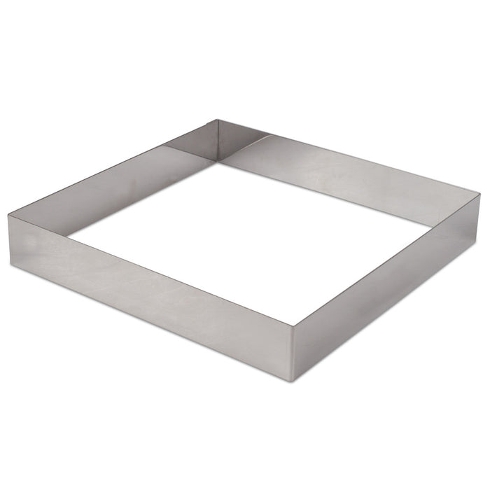Stainless Steel Square Ring Mold - 1.7-inch x 4.72-inch