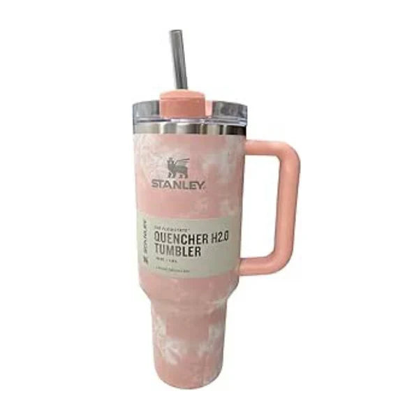 STANLEY Adventure Quencher Travel Tumbler 40 OZ - Pink Tiedye