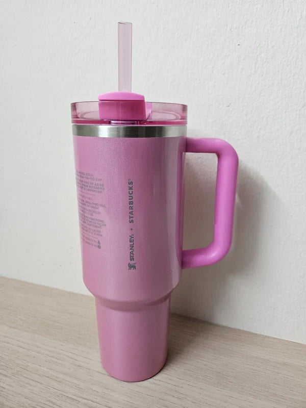 Stanley X Pink Starbucks Tumbler | 40 OZ
