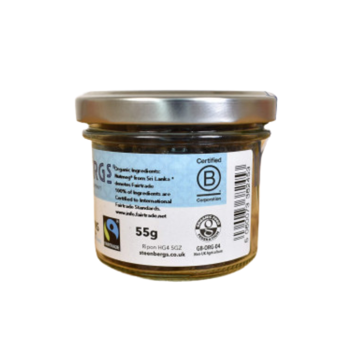 Steenbergs Organic Fairtrade Black Pepper Standard Jar 55g