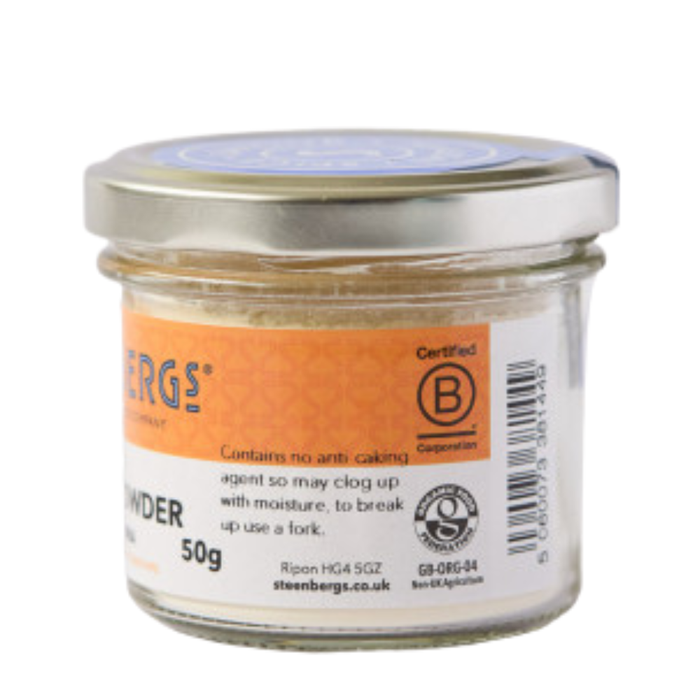 Steenbergs Organic Garlic Powder Standard Jar 50g