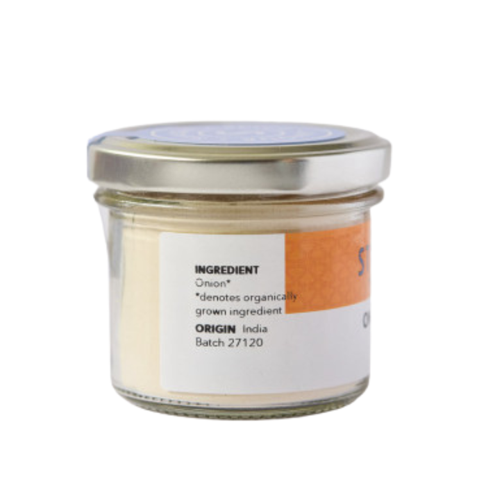 Steenbergs Organic Onion Powder 50g Standard Glass Jar