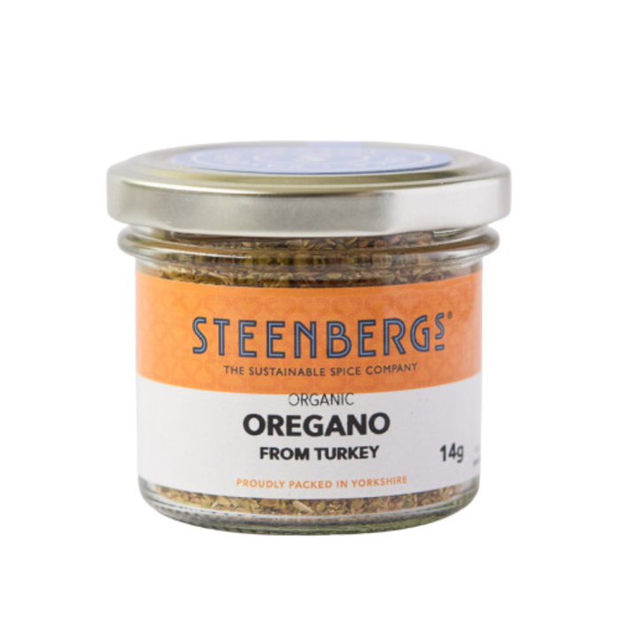 Steenbergs Organic Oregano Dried Leaf Standard Jar 14g