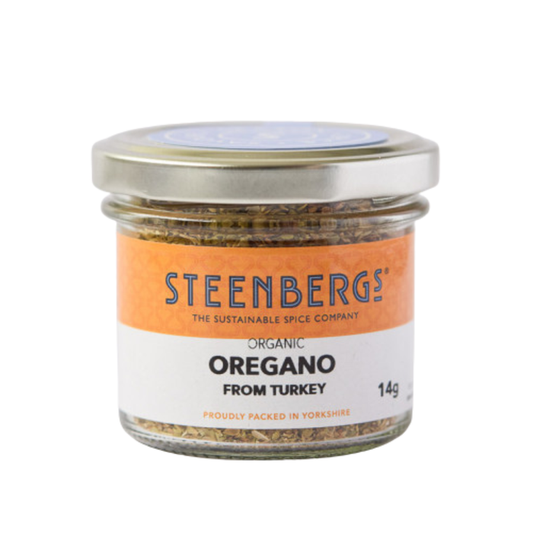 Steenbergs Organic Oregano Dried Leaf Standard Jar 14g