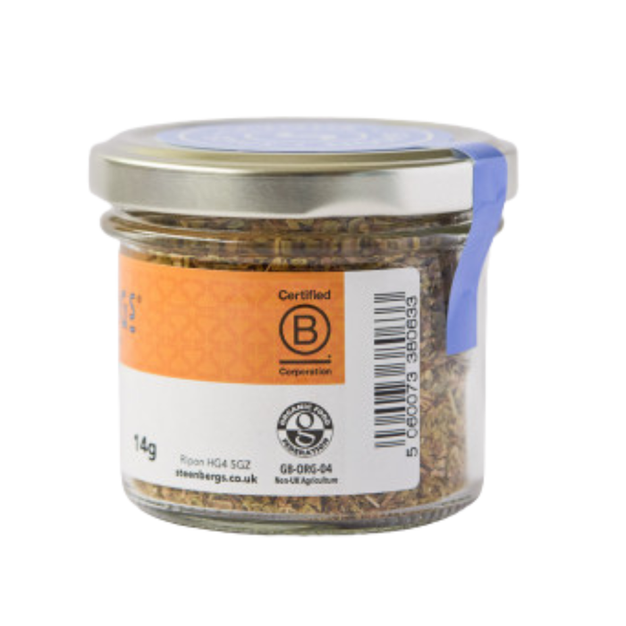 Steenbergs Organic Oregano Dried Leaf Standard Jar 14g