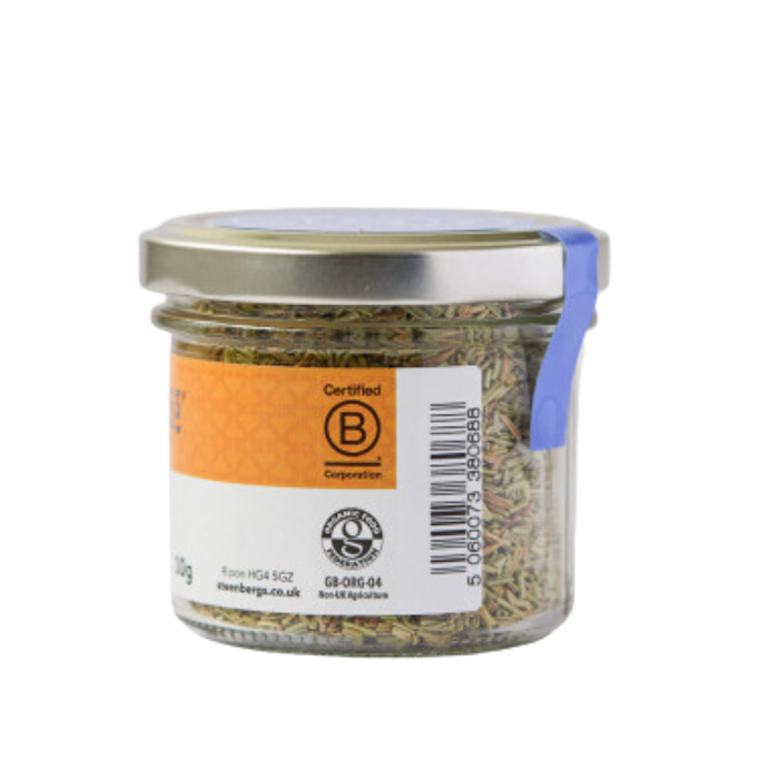 Steenbergs Organic Rosemary Dried Herb Standard Jar 30g