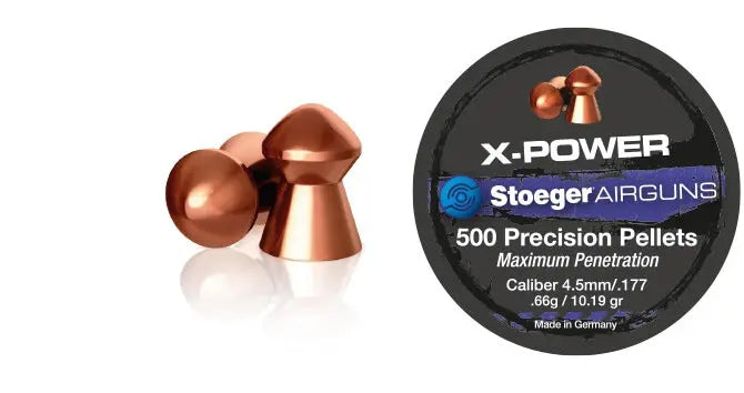 Stoeger X-Power Hagl, 500 stk, 4,50 mm (.177) Stoeger Airguns