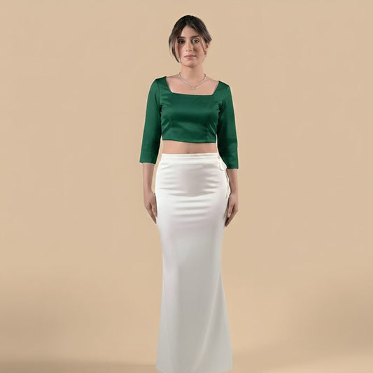 Stretch™️ Blouse - Emerald Green