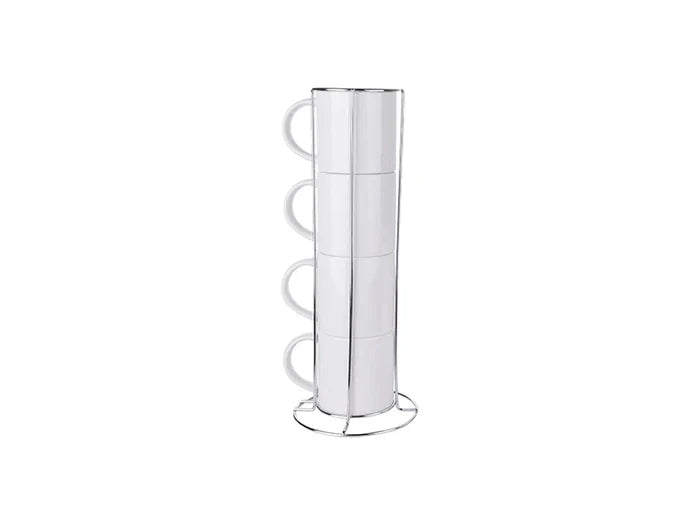 Sublimation 4 Piece 8oz Stackable Mug Set