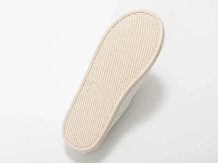 Sublimation Adult Fuzzy  Close Toe Slippers (Full White, 38-39#)