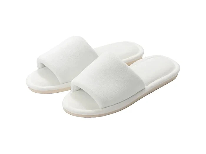 Sublimation Adult Fuzzy Slippers  (Full White, 44-45#)