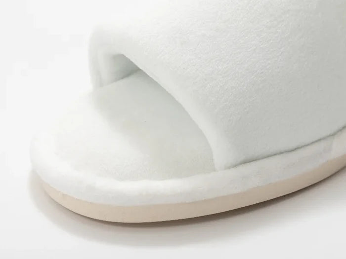 Sublimation Adult Fuzzy Slippers  (Full White, 44-45#)