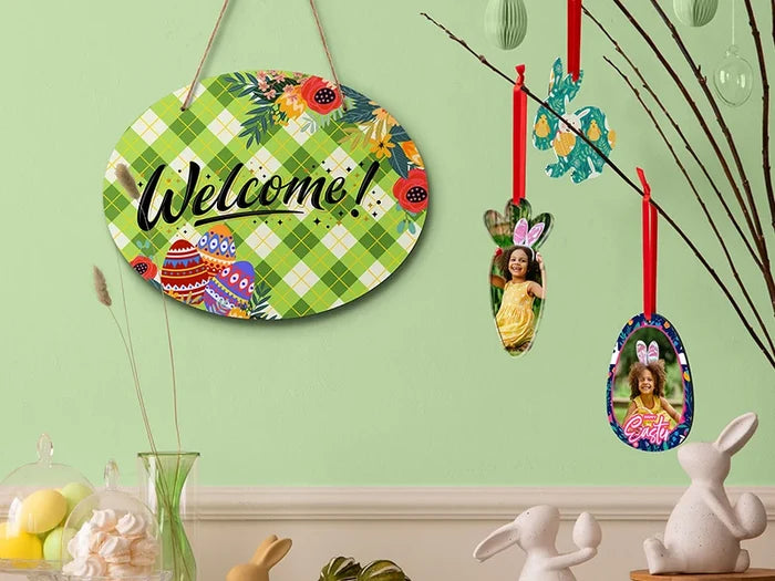 Sublimation Blank Acrylic Door Hanger (Oval)