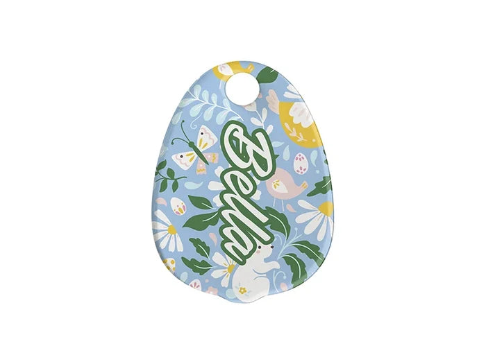 Sublimation Blank Acrylic Name Tag for 40oz Stanley Tumbler (Egg)