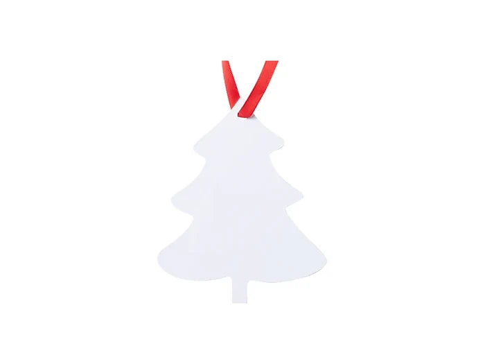 Sublimation Blank Metal Christmas Tree Ornament (8.3*10.1cm)