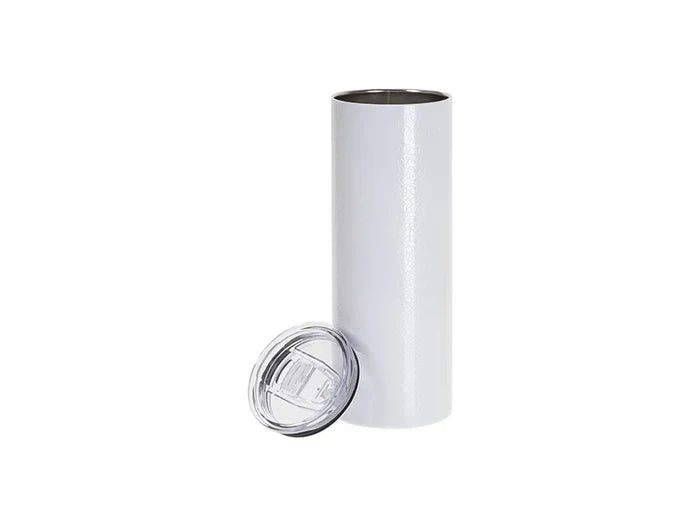 Sublimation Blanks 20oz/600ml Crackle Finish Stainless Steel Skinny Tumbler(White)