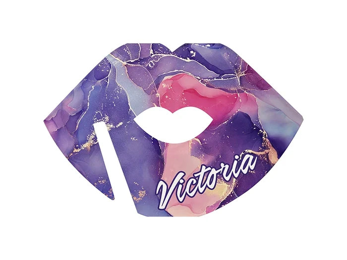 Sublimation Blanks Acrylic Drink Tags (5*3.5*0.4cm,Lip Shape)