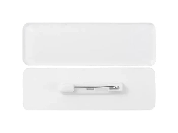 Sublimation Blanks Acrylic Name Badge(Rectangle, 7.6*2.5*0.4cm)