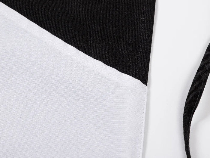 Sublimation Blanks Black Adult Apron w/ White T Shape Pocket (41*60cm)