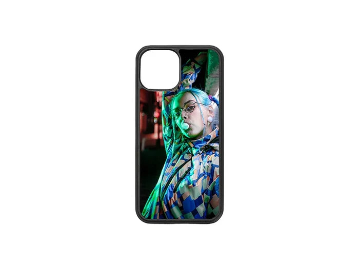 Sublimation Blanks iPhone 13 Mini Cover (Rubber, Black)