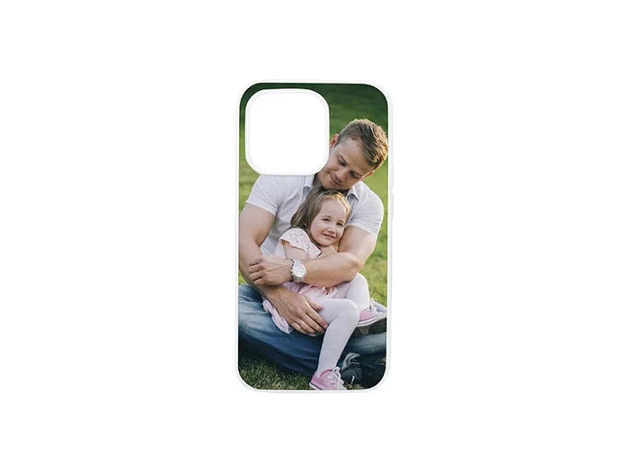 Sublimation Blanks iPhone 15 Pro Cover with insert (Plastic, White)