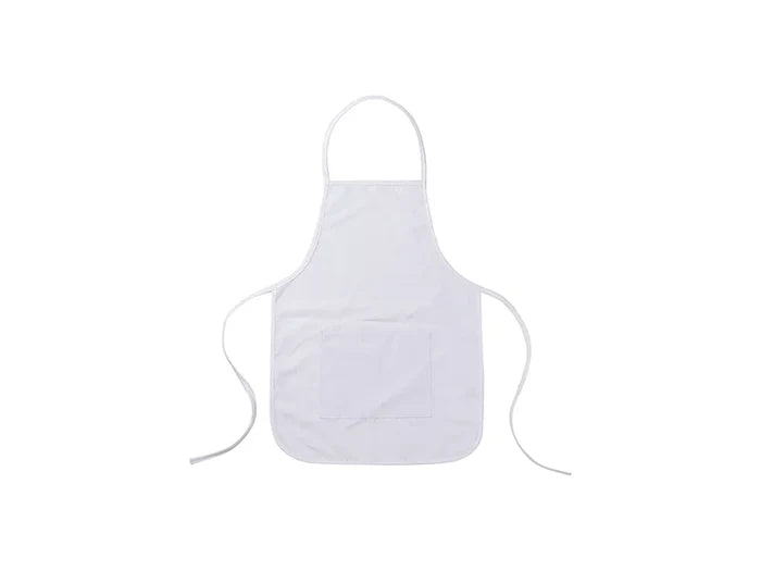 Sublimation Blanks White Child Apron w/ White Pocket (61*44cm)