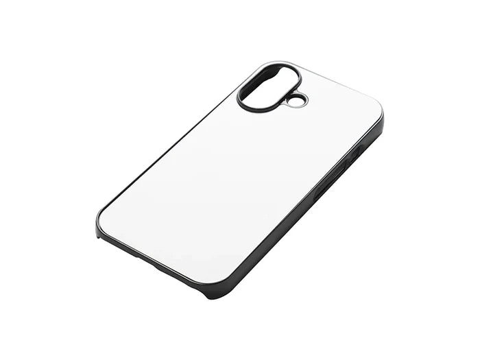 Sublimation iPhone 16 Cover w/ insert (Plastic, Black)
