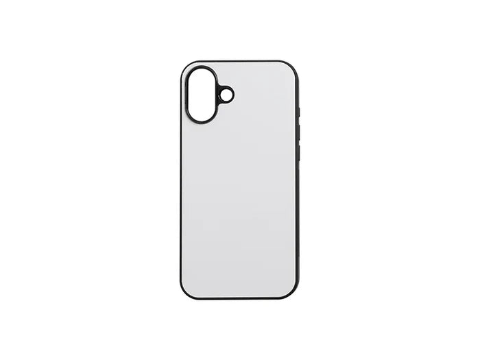 Sublimation iPhone 16 Plus Cover w/ insert (Rubber, Black)